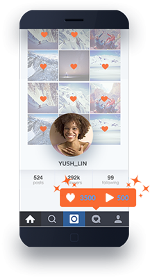 cell-phone-instagram-auto-like-auto-view-1 لایک و بازدید ویدئو اتوماتیک اینستاگرام